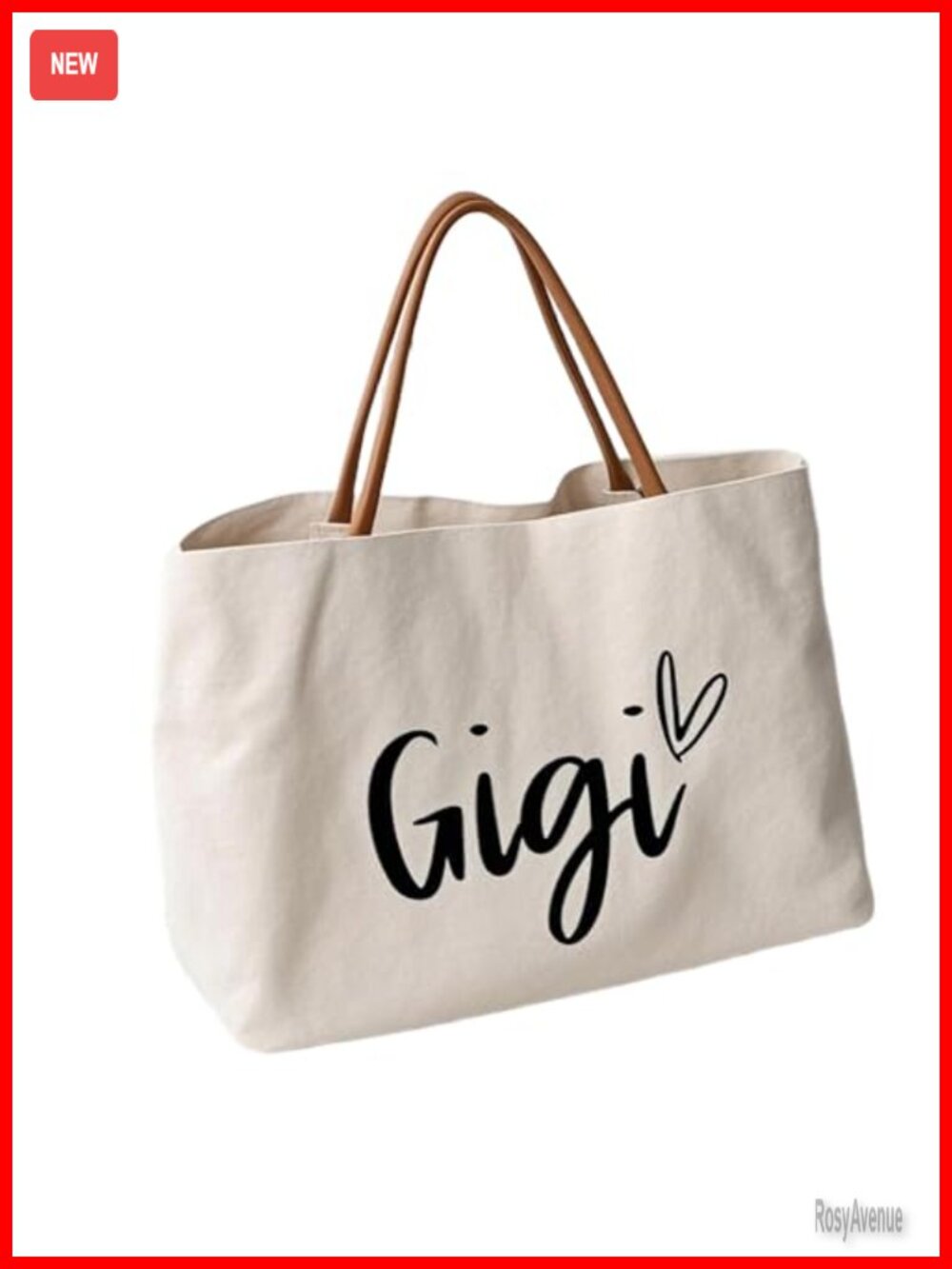 Canvas Tote Bag Large Beach Travel Shopping Handbag